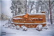 Pinetop-Lakeside Sign in the Snow