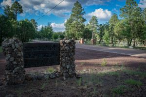 Lakeside Cemetery Sign
